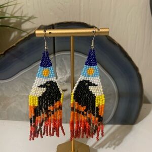 Hand made Native American beaded Earrings